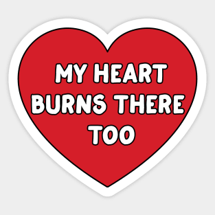 The Losers Club T-Shirt - My Heart Burns There Too Sticker